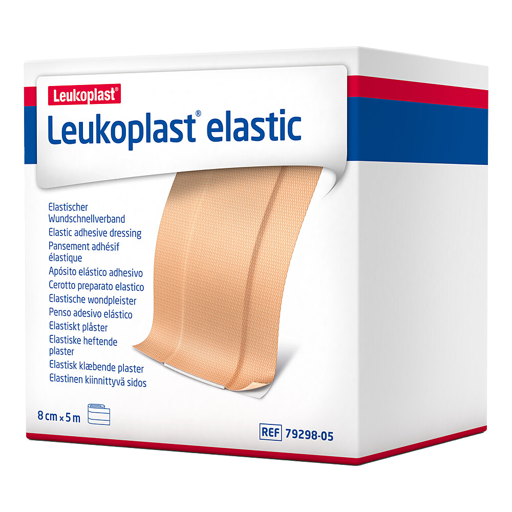 LEUKOPLAST Elastic Pflaster 8 cmx5 m Rolle LEUKOPLAST Elastic Pflaster 8 cmx5 m Rolle