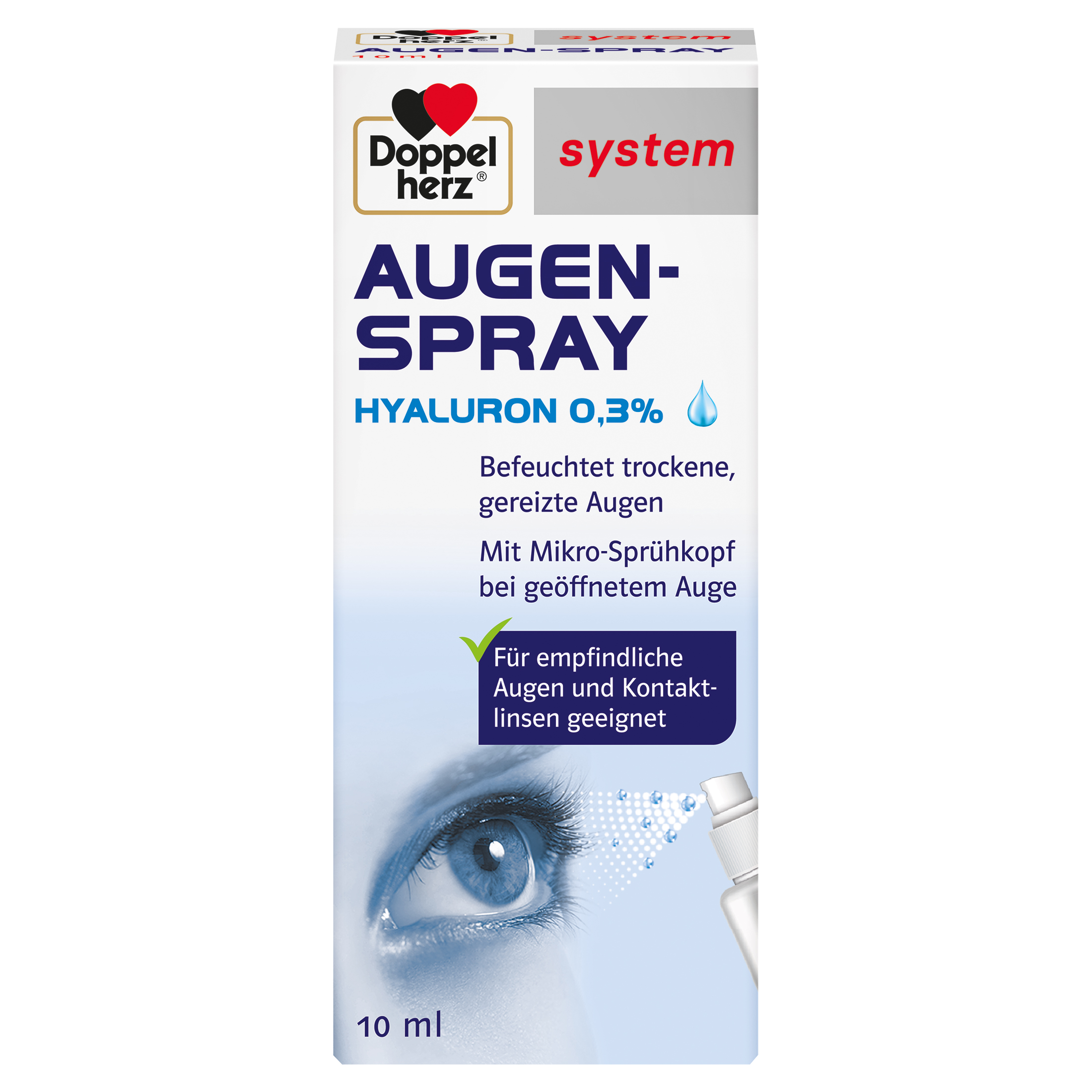 DOPPELHERZ Augen-Spray Hyaluron 0,3% system DOPPELHERZ Augen-Spray Hyaluron 0,3% system
