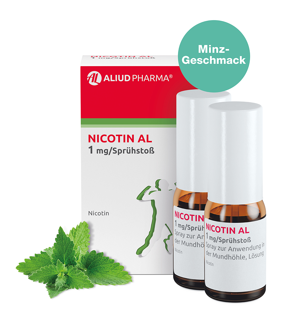 Nicotin AL 1 mg / Sprühstoß zur Rauchentwöhnung Nicotin AL 1 mg / Sprühstoß zur Rauchentwöhnung
