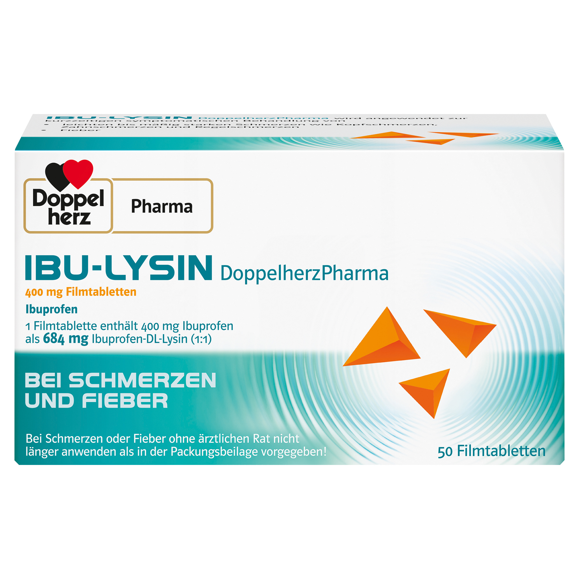 IBU-LYSIN DoppelherzPharma 400 mg Filmtabletten IBU-LYSIN DoppelherzPharma 400 mg Filmtabletten