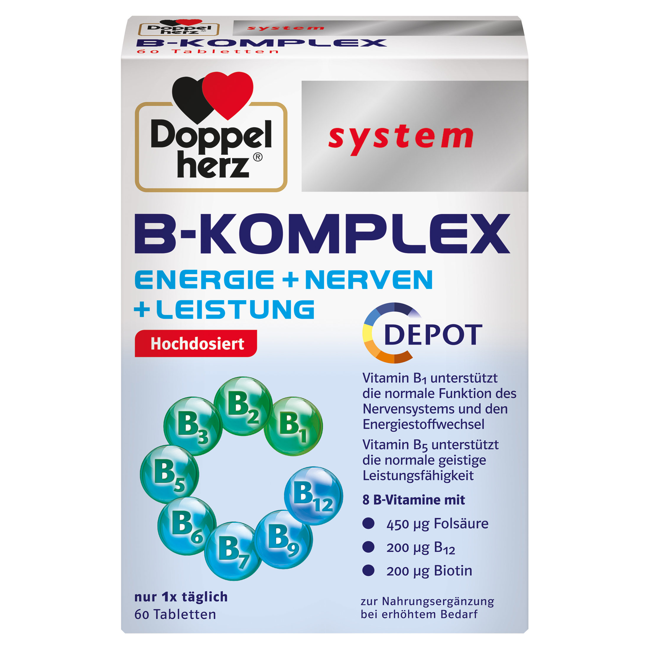 DOPPELHERZ B-Komplex system Tabletten DOPPELHERZ B-Komplex system Tabletten