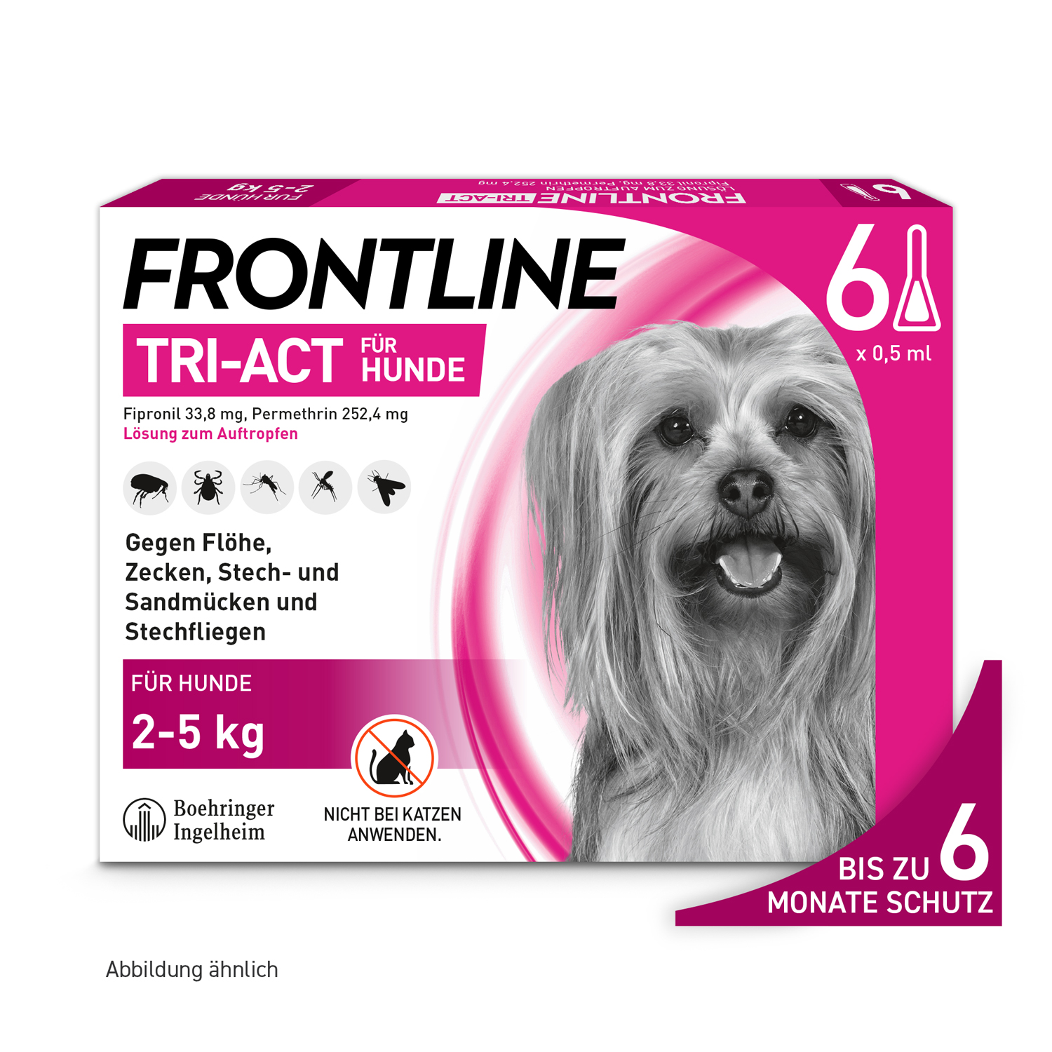 FRONTLINE TRI-ACT gegen Zecken, Flöhe und fliegende Insekten für Hunde XS FRONTLINE TRI-ACT gegen Zecken, Flöhe und fliegende Insekten für Hunde XS