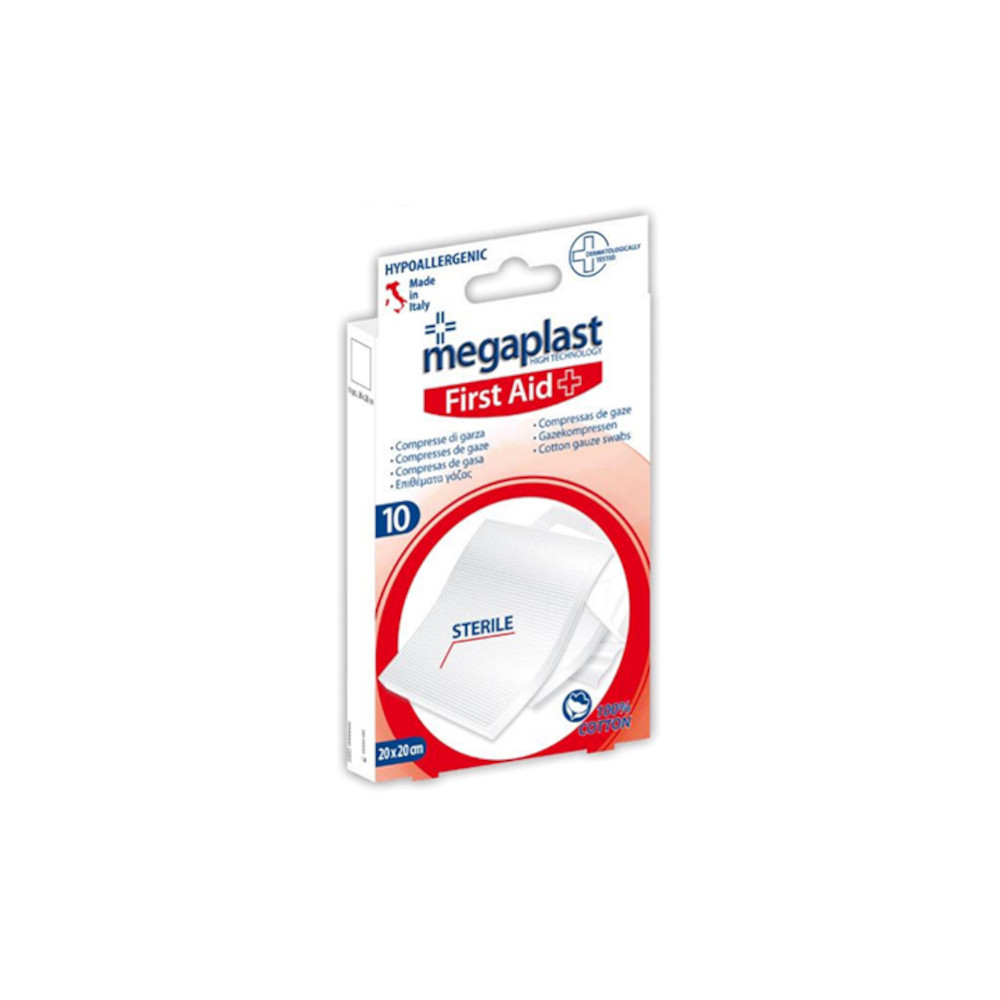 GAZEKOMPRESSEN 20x20 cm steril megaplast GAZEKOMPRESSEN 20x20 cm steril megaplast