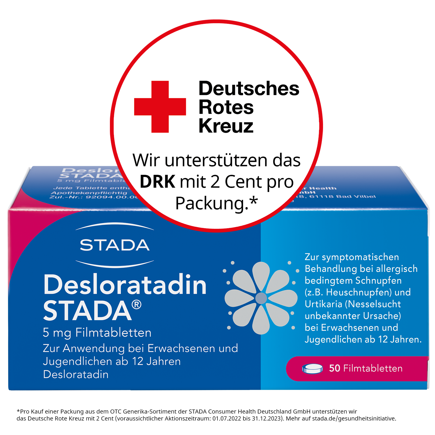 DESLORATADIN STADA 5 mg Filmtabletten DESLORATADIN STADA 5 mg Filmtabletten
