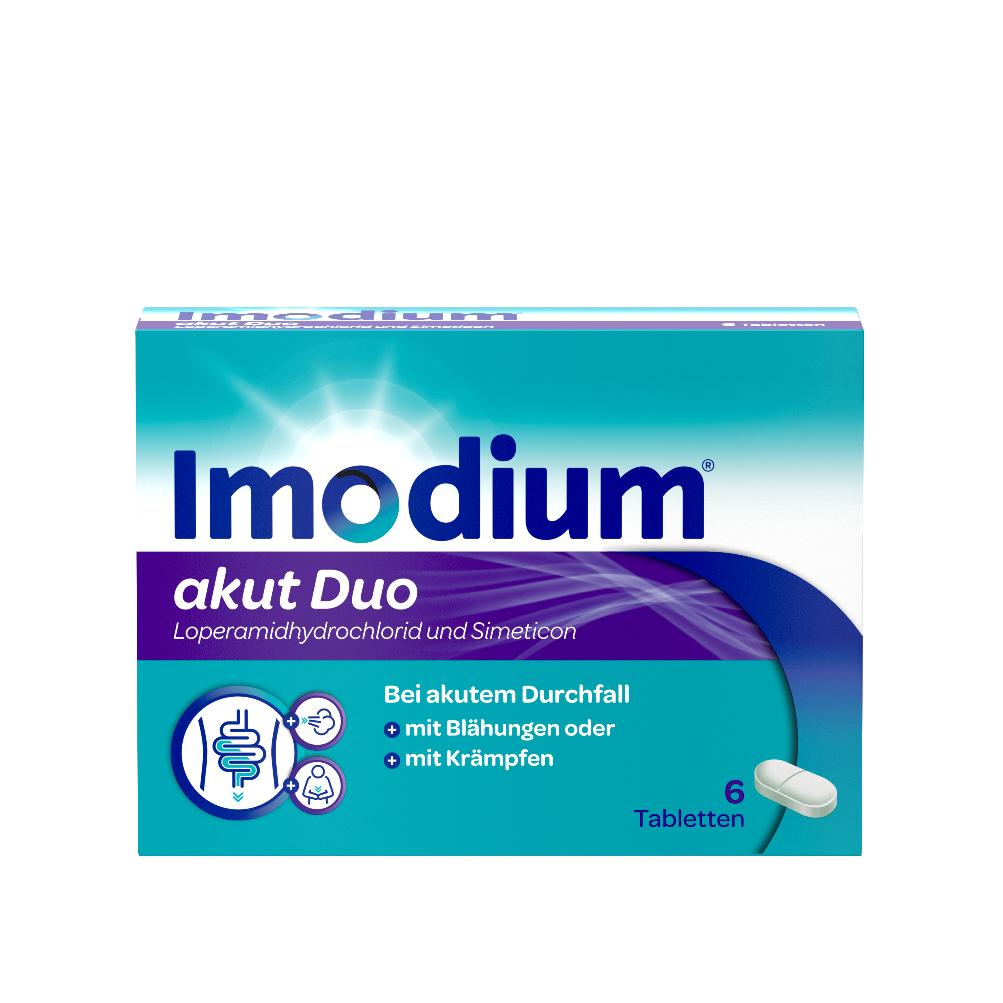 IMODIUM akut Duo 2 mg/125 mg Tabletten IMODIUM akut Duo 2 mg/125 mg Tabletten