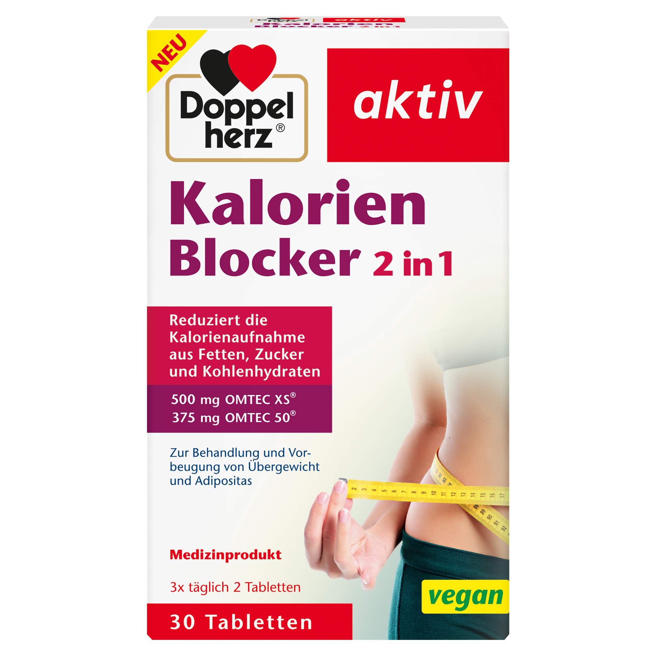 DOPPELHERZ Kalorien Blocker 2in1 Tabletten DOPPELHERZ Kalorien Blocker 2in1 Tabletten