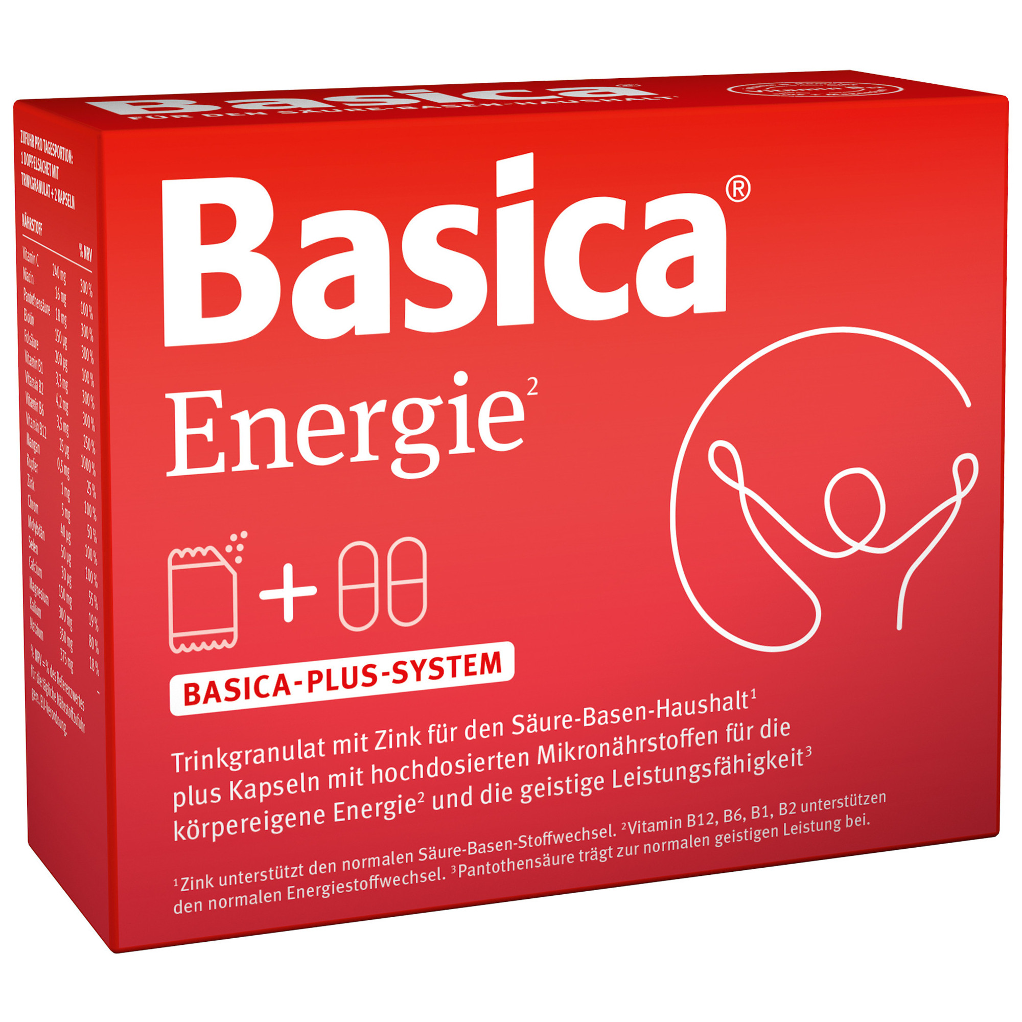BASICA Energie Trinkgranulat+Kapseln f.7 Tage Kpg. BASICA Energie Trinkgranulat+Kapseln f.7 Tage Kpg.