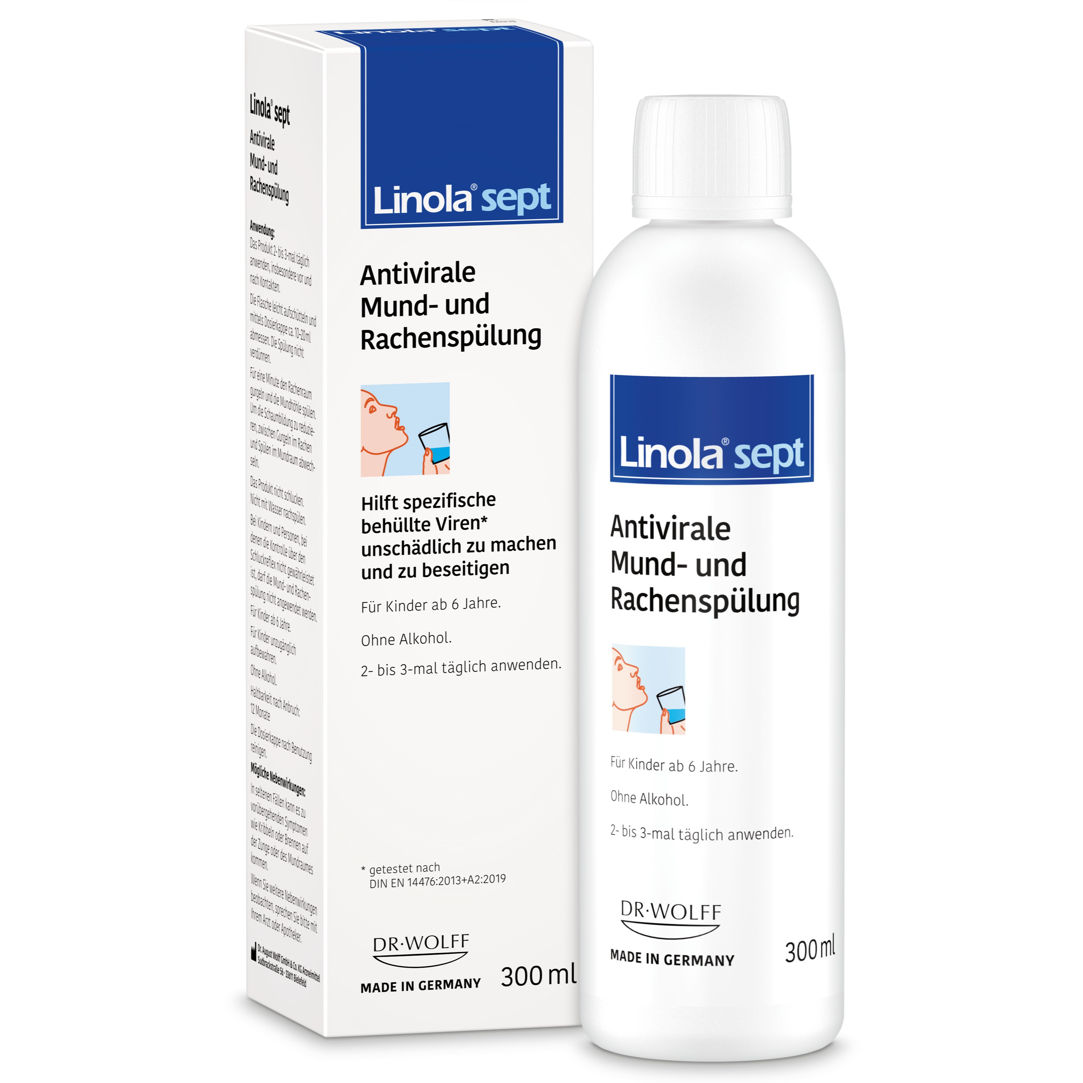 Linola sept Antivirale Mund- und Rachenspülung Linola sept Antivirale Mund- und Rachenspülung