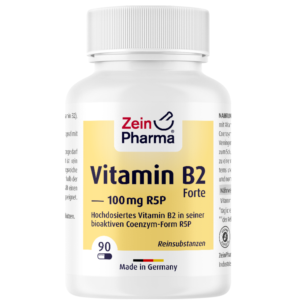 VITAMIN B2 FORTE 100 mg bioaktives R5P Kapseln VITAMIN B2 FORTE 100 mg bioaktives R5P Kapseln