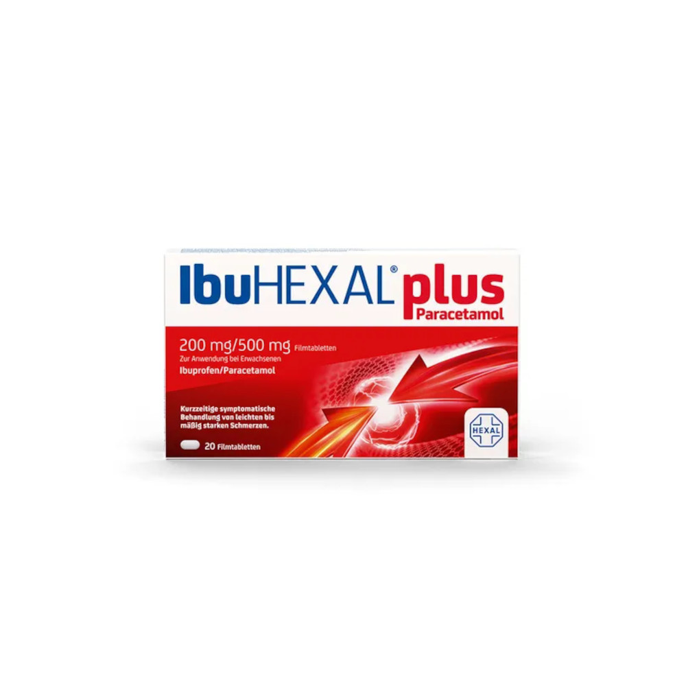 IBUHEXAL plus Paracetamol 200 mg/500 mg Filmtabl. IBUHEXAL plus Paracetamol 200 mg/500 mg Filmtabl.