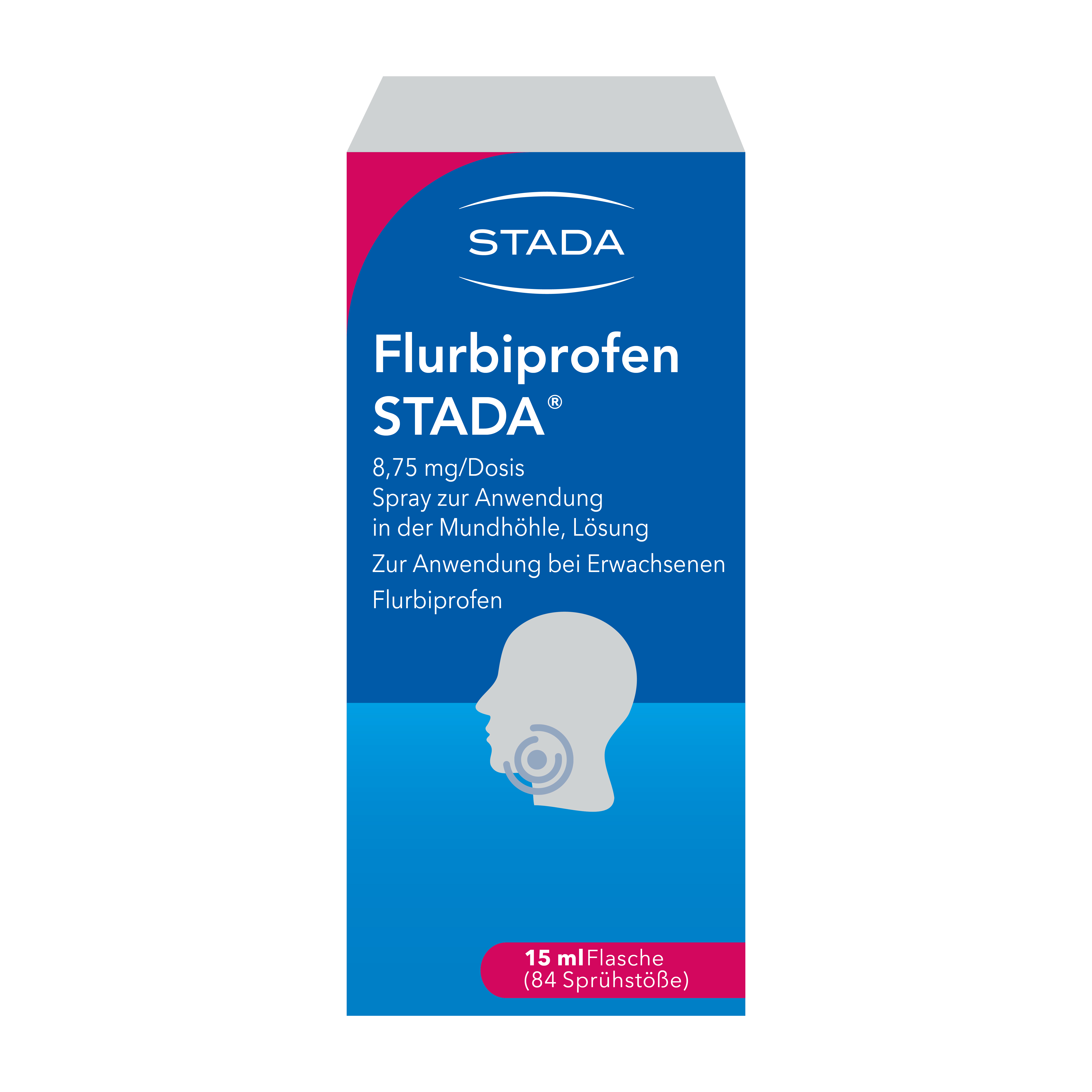 FLURBIPROFEN STADA® 8,75 mg/Dosis Spray zur Anwendung in der Mundhöhle, Lösung FLURBIPROFEN STADA® 8,75 mg/Dosis Spray zur Anwendung in der Mundhöhle, Lösung