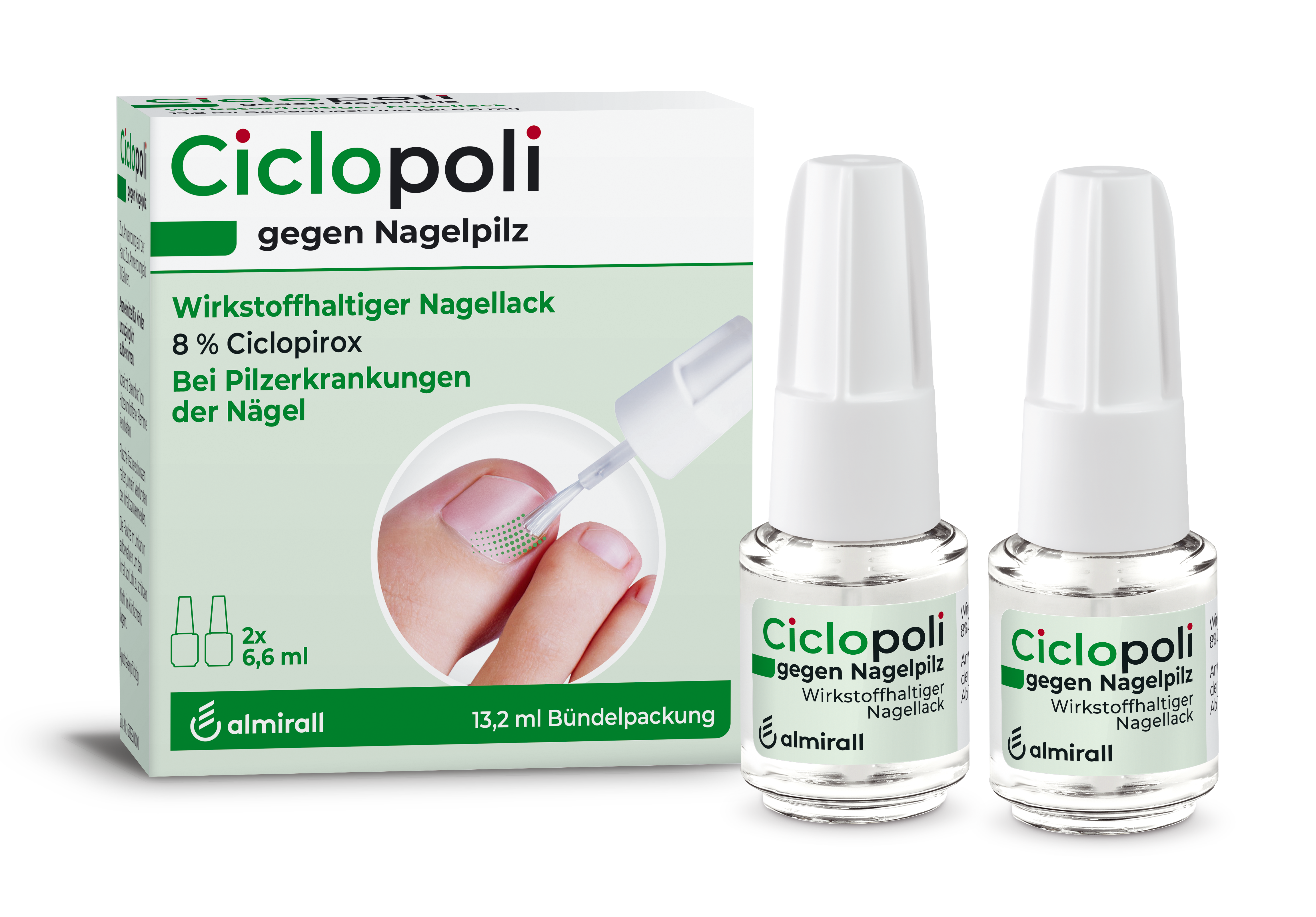 CICLOPOLI gegen Nagelpilz wirkstoffhalt.Nagellack CICLOPOLI gegen Nagelpilz wirkstoffhalt.Nagellack